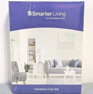 Smarter Living by Zucora Home Leather Wood Fabric Furniture Care Kit NEW Sealed